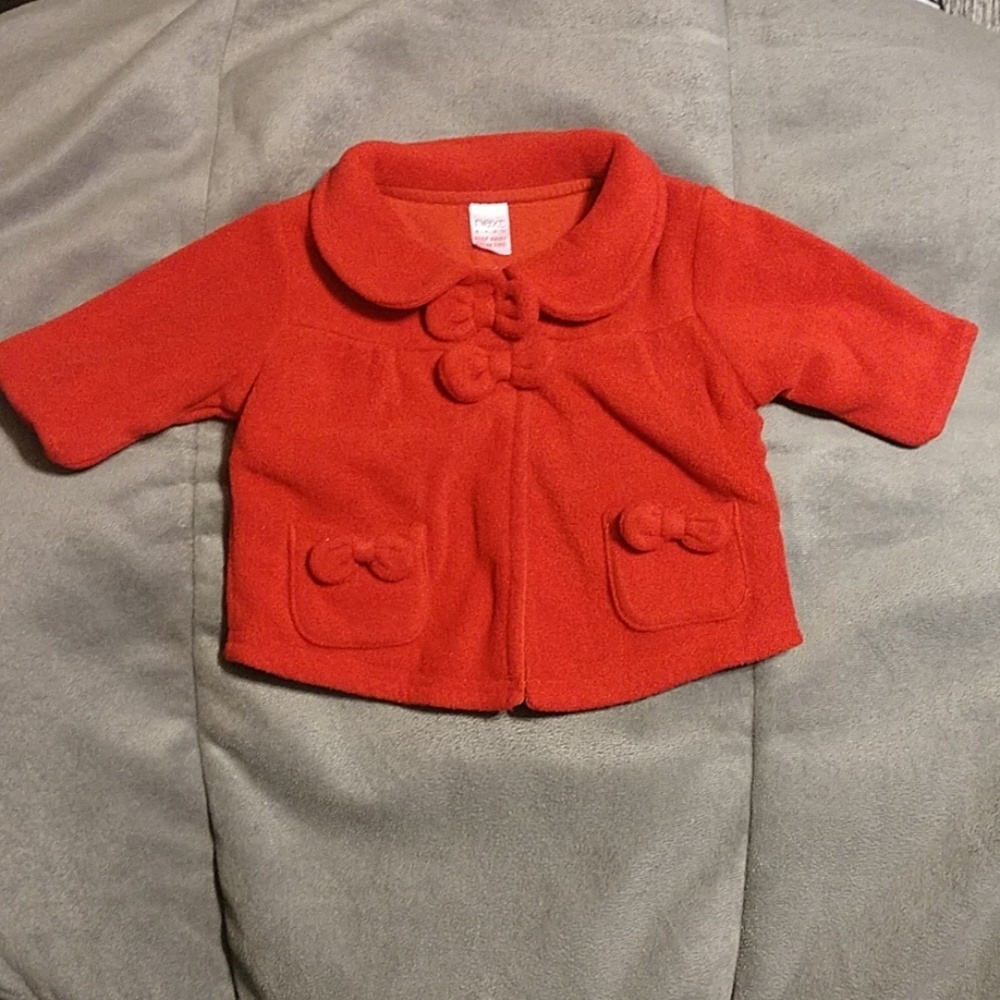 Red babygirl jacket